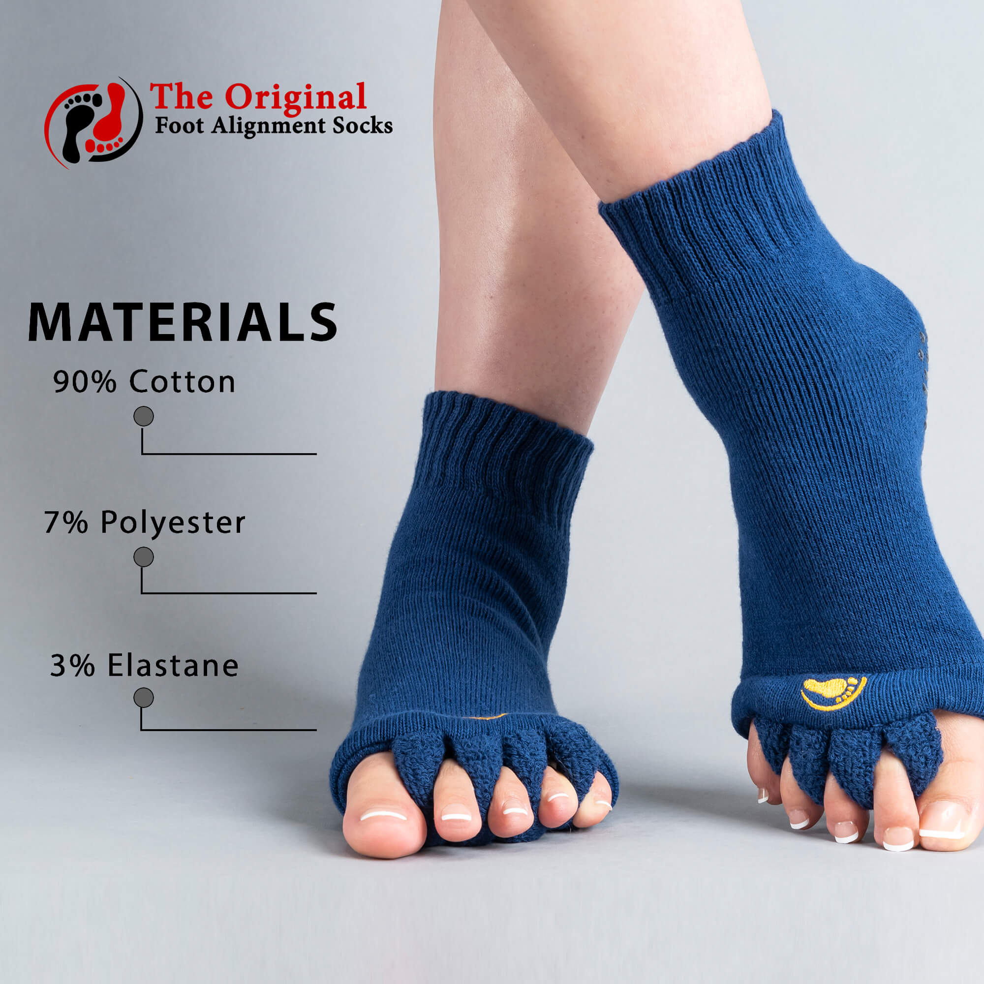 Relieve foot pain with Foot Alignment Socks with grippers. – My