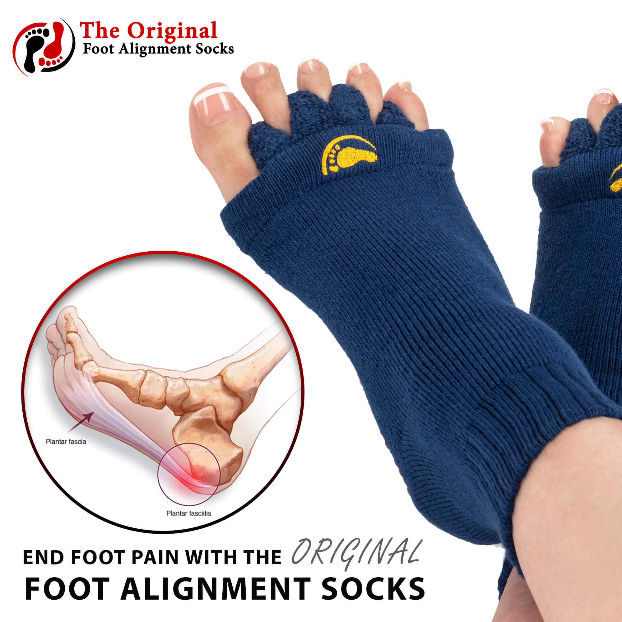 Toe alignment socks help eliminate foot pain – My-Happy Feet - The Original  Foot Alignment Socks