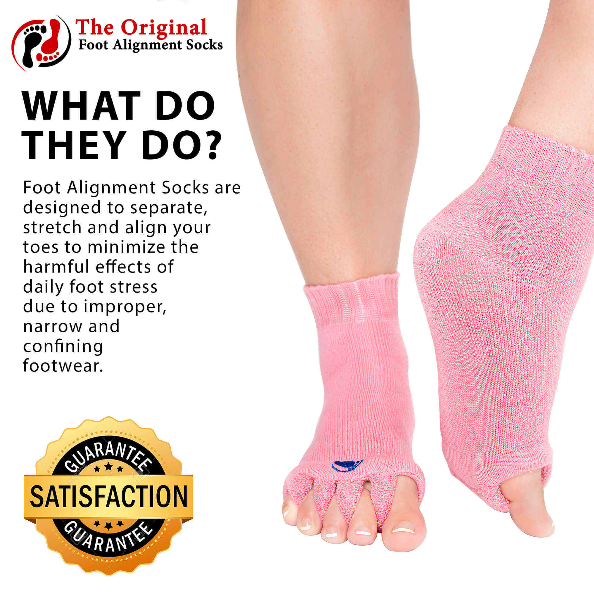 Relieve foot pain with Foot Alignment Socks in blue . – My-Happy Feet - The  Original Foot Alignment Socks
